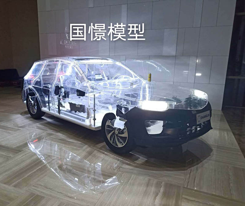 透明車模型